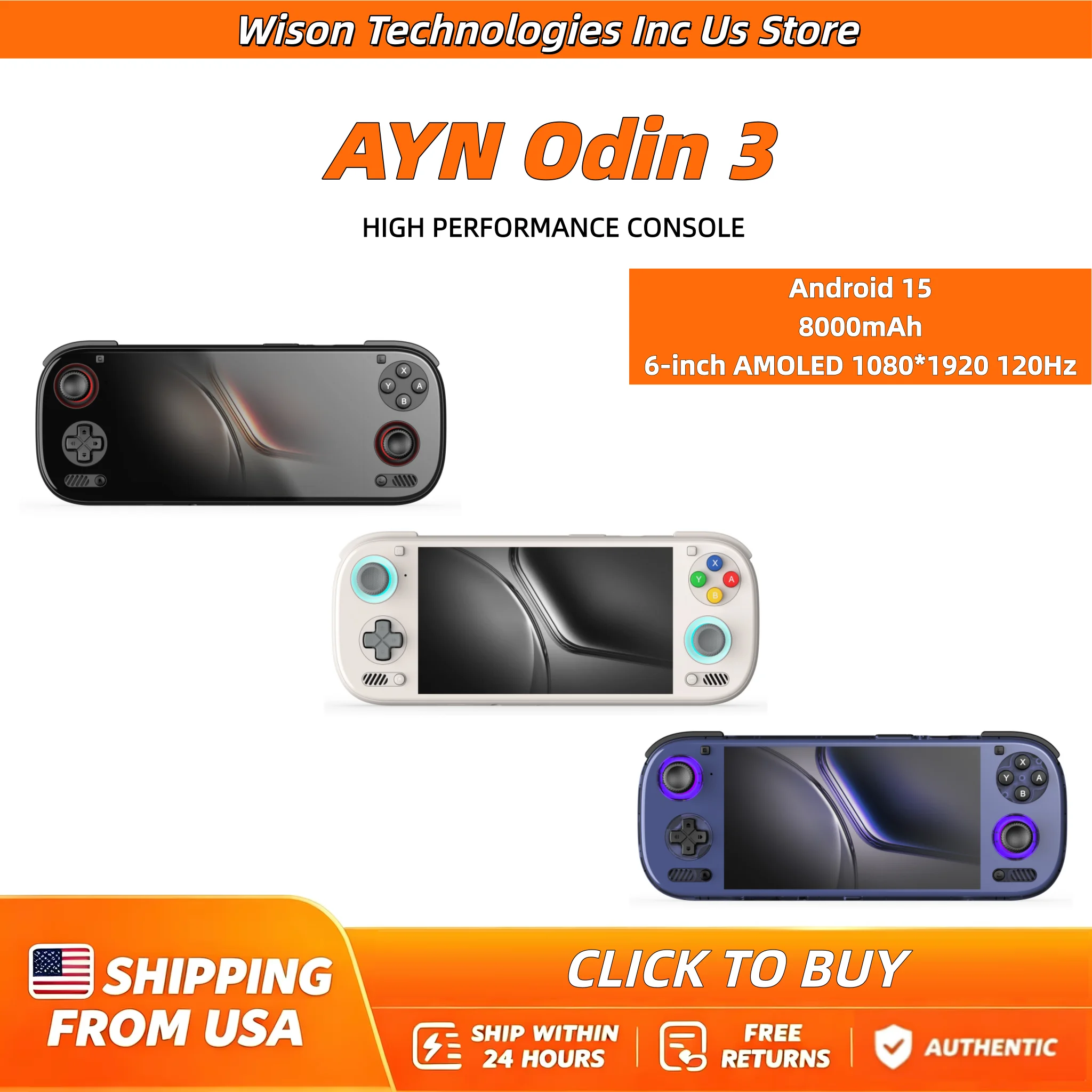 AYN Odin 3 Handheld Game Console 6
