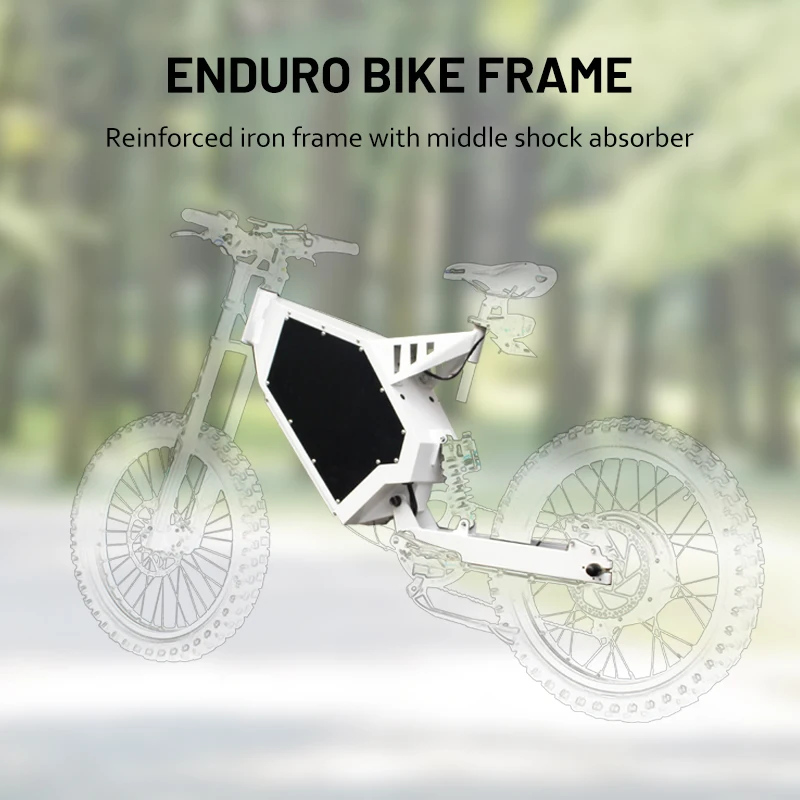 Super Enduro Electric Bike 3000w/4000w Electric Mountain Bicycle 19 Inch Hydraulic Disc Brake Ebike