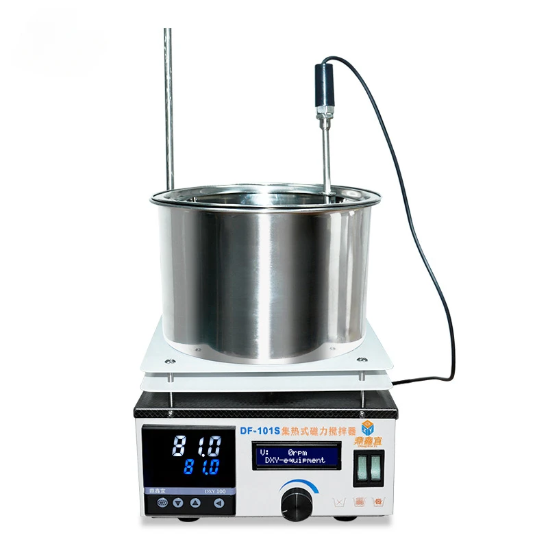 

Tester 5L Heating Magnetic Stirrer DF-101T-5L Lab Digital Display Constant Temperature Mixer 220V