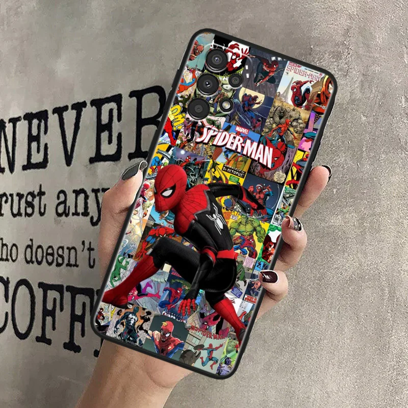 جراب هاتف أسود ناعم من Marvel Ion Man ، sabmason A31 ، 32 ، 33 ، 34 ، 35 ، 42 ، 50 ، 51 ، 52 ، 53 ، 54 ، 55 ، 60 ، 70 ، 71 ، 72 ، 73 ، 80 ، 90 ، 91 #3