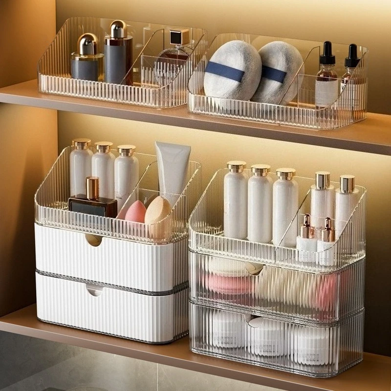 Kotak Penyimpanan Kosmetik Mod - Home Office Desk With Drawers ulasan dan harga
