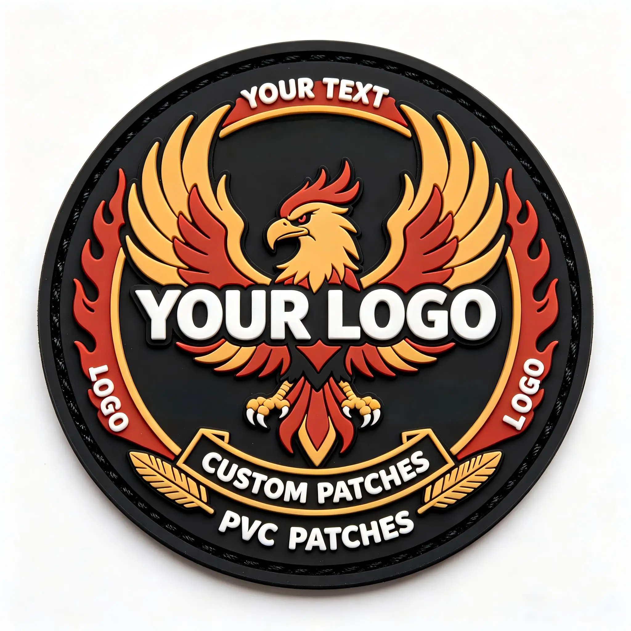 Factory Custom Rubber Patches Silicone Patches Soft Pvc Logo Product Patch Badge Rubber Pvc Patches