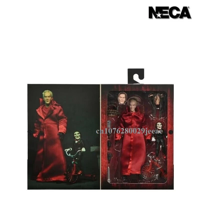Saw Jigsaw Red Robe Action Figure NECA Figuras Anime GK Statue Manga Figurine Toys Model Ornament Halloween Gift for Kids