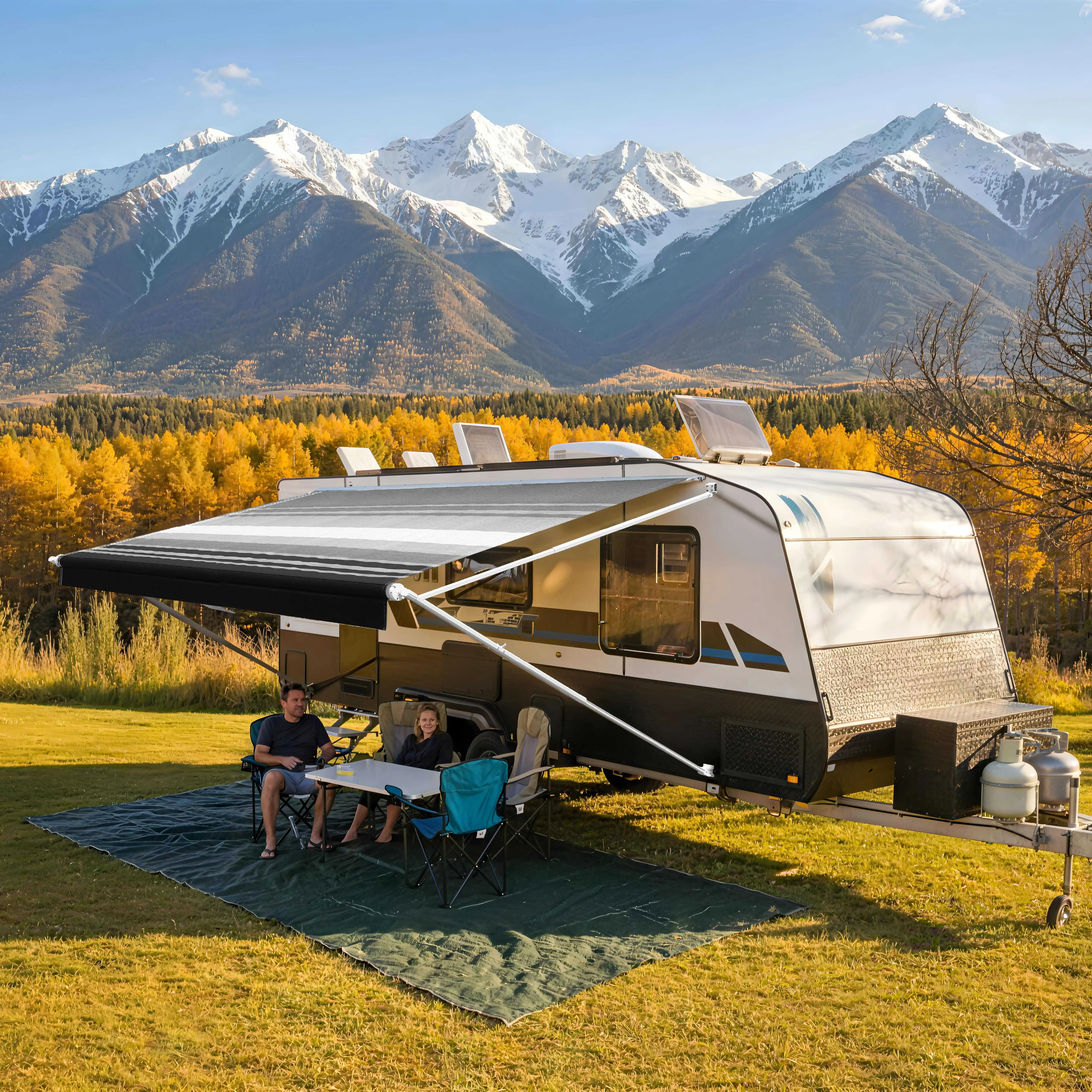 

Тент для автодома Wareda W5600, оптовая продажа, на заказ, усиленный, 8-20 футов, ручное управление, 100% водонепроницаемый, солнцезащитный козырек для автодомов