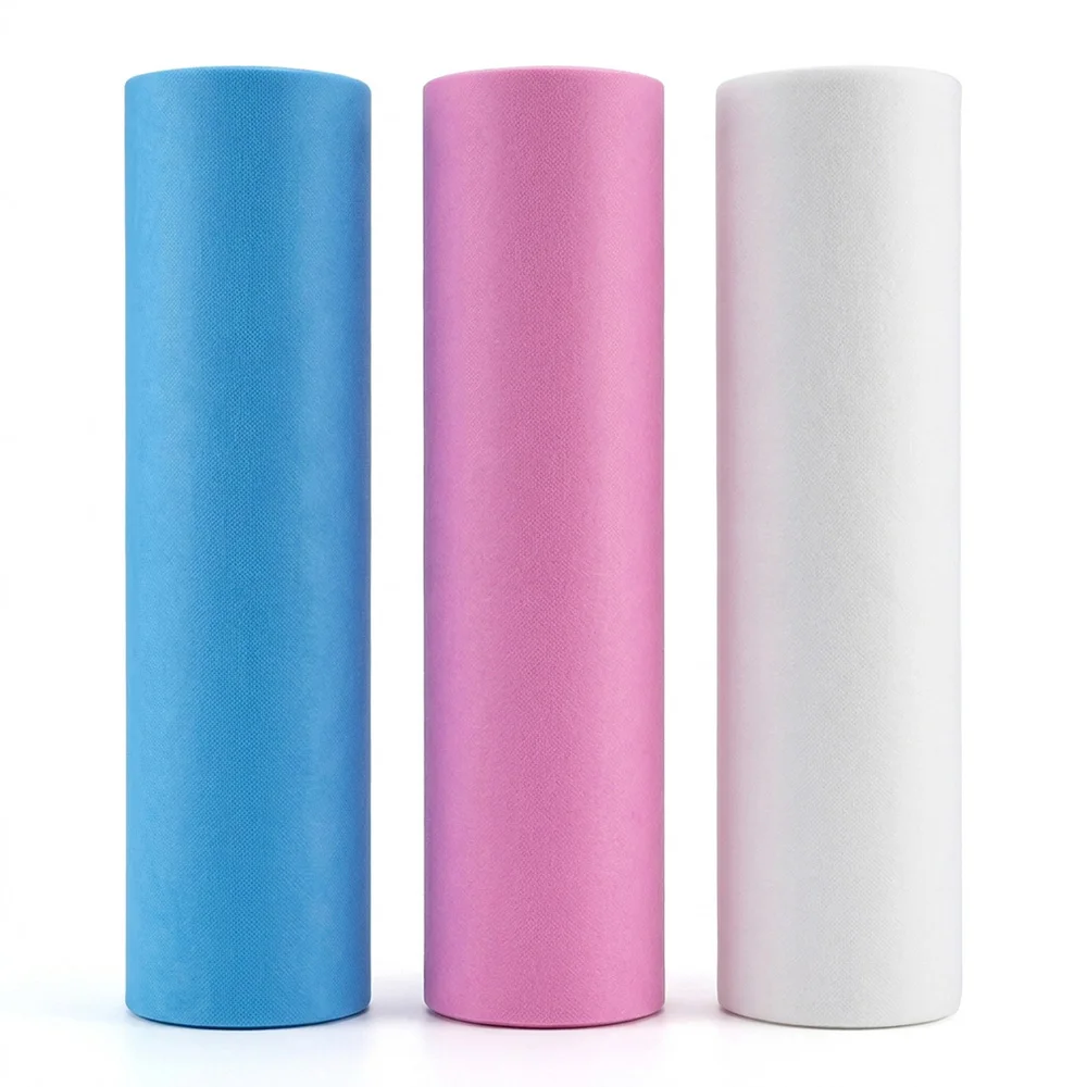 Disposable Bed Sheet Roll Non-Woven Waterproof Oil Resistant Headrest Paper Roll Table Cover for Beauty Salon SPA Tattoo