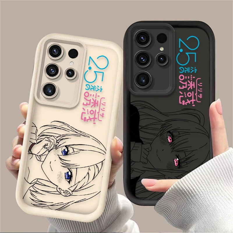 Comic Ririsa Mairi Girl Case For Samsung Galaxy S24 S23 S25 Ultra S22 S21 Plus FE A56 A36 A26 A16 A06 A15 A25 A35 A55 5G Cover