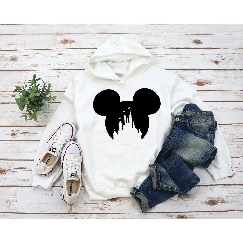 De Disney Mickey-themed bedrukte hoodie uit 2025 is een stijlvol en warm sweatshirt voor koppels voor herfst en winter