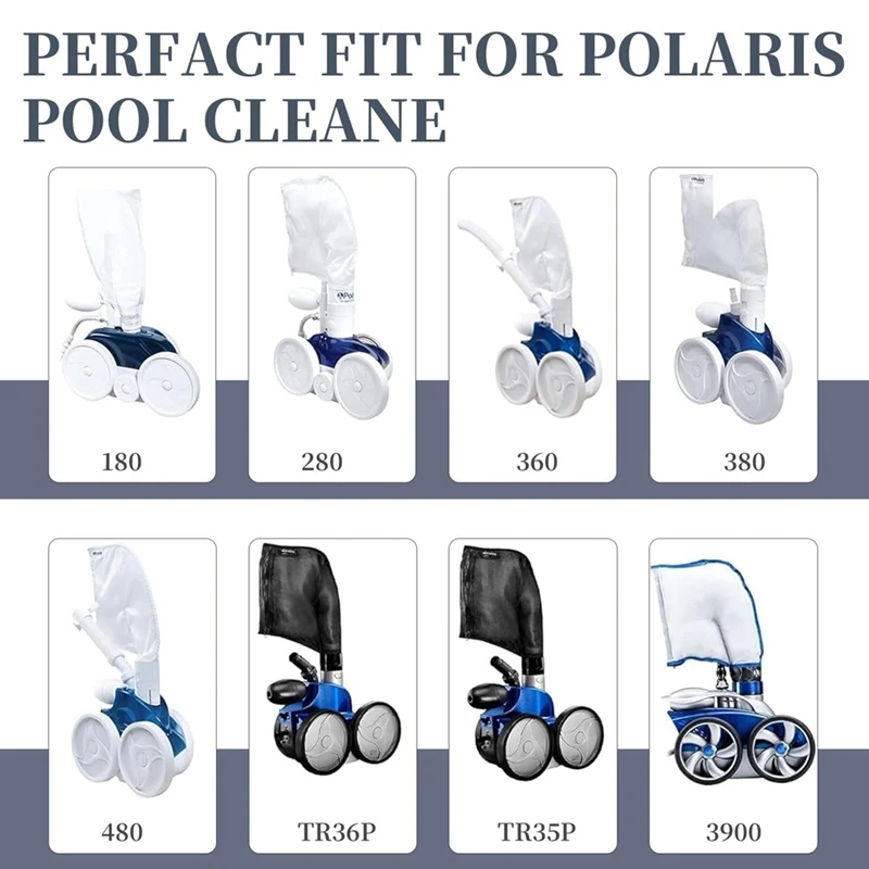 ABYN-Tail  Pro With Scrubber, Pool Cleaner Replacement Parts Fit For Polaris 3900 Sport, 380, 360, 280,180 Pool Cleaners