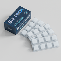 24pcs, Tattoo Dip Cup Caps, Tattoo Disposable Dip Foam Rinse Caps Cups Cleaning for Needle and Tip Rinse Dip Clean Professional