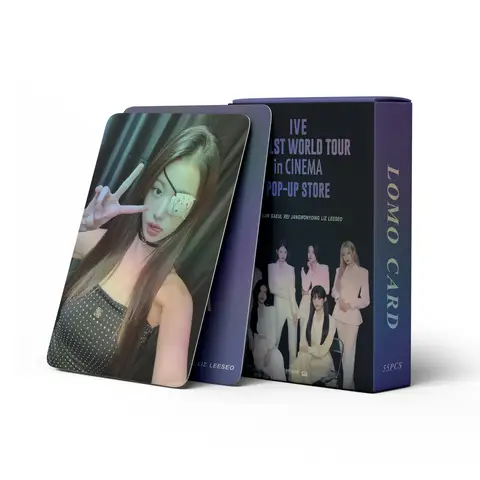 55Pcs/Set Kpop Born Pink 8th Anniversary Lomo Card JISOO JENNIE LISA ROSE Postcards Photocard for Fans Collection Gifts