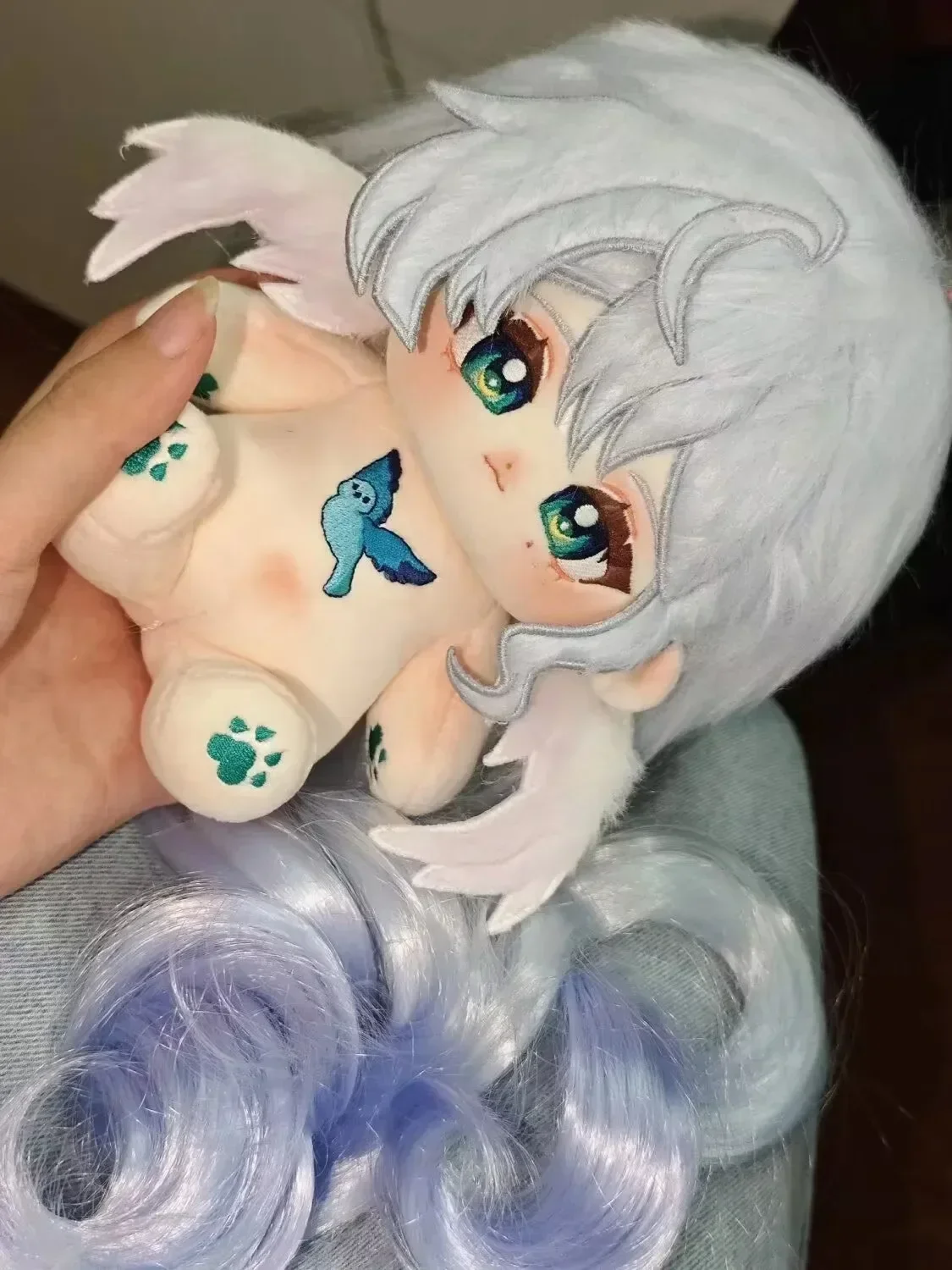 

Game Honkai: Star Rail Robin Animal Cosplay Soft Plush Doll Body Dress Up Stuffed Toys Dolls Mascot Figures Gift 20cm
