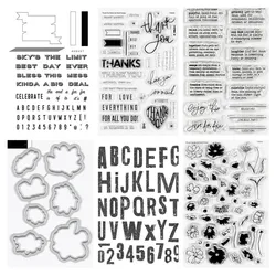 New English Clear Stamp /Seal For DIY Scrapbooking/photo Album Decorative Clear Stamp Sheets A6522