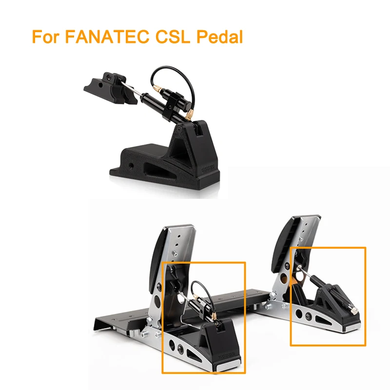 Simracing Game Pedal Throttle Brake Damping Pedal Hydraulic Damping Modification Upgrade Kit For FANATEC CSL Pedal