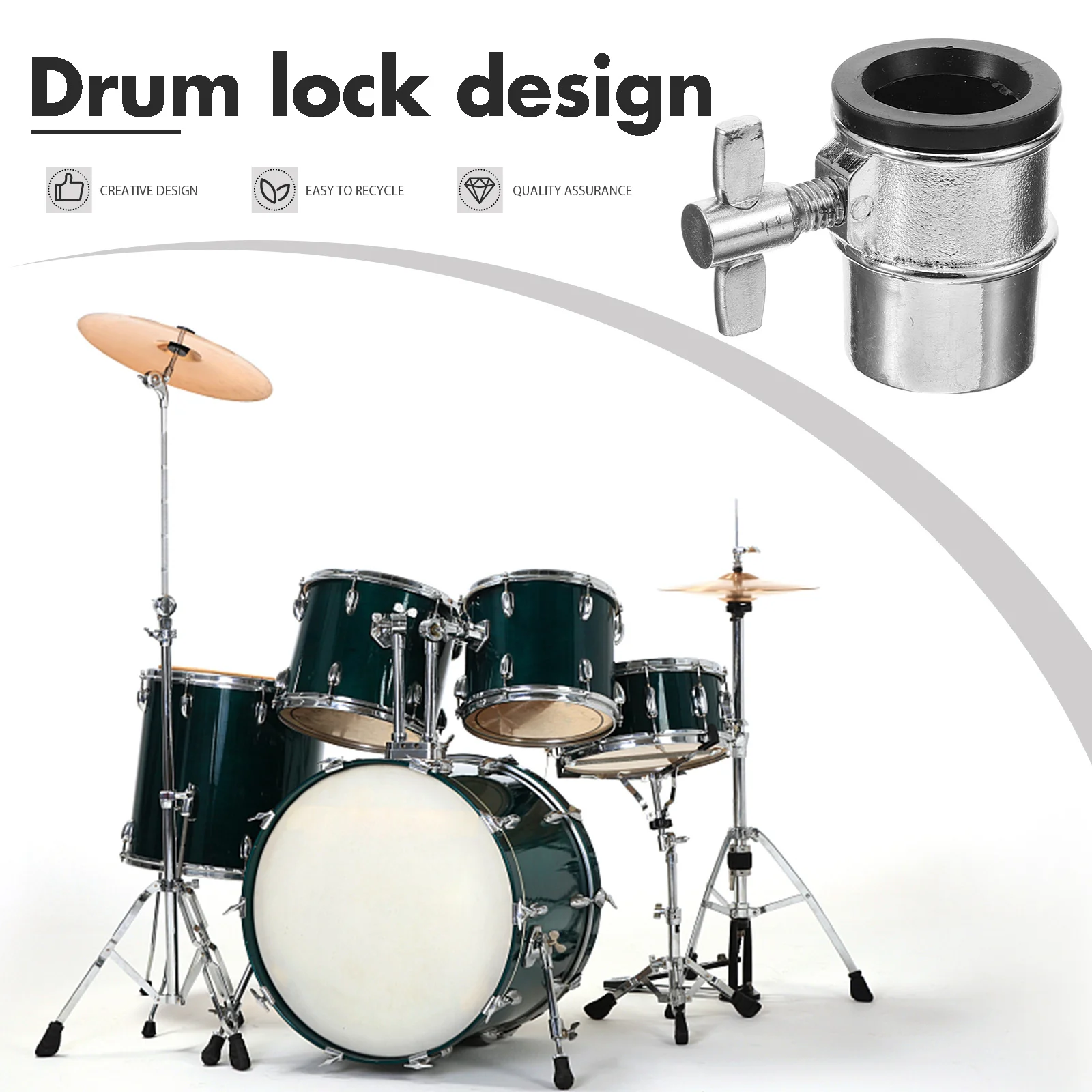 

Drum Stand Interface Adjuster Adjustable Drum Support Interface Lock Screw Connector Accessory Wing Screw Instrument Part