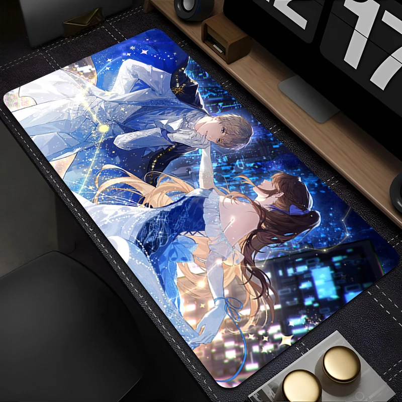 

Mousepad Gaming Mouse Pad PC Accessories Non-slip HD Keyboard Pad Large Love And Deepspace Xavier Desk Mat Rubber Extended Pad