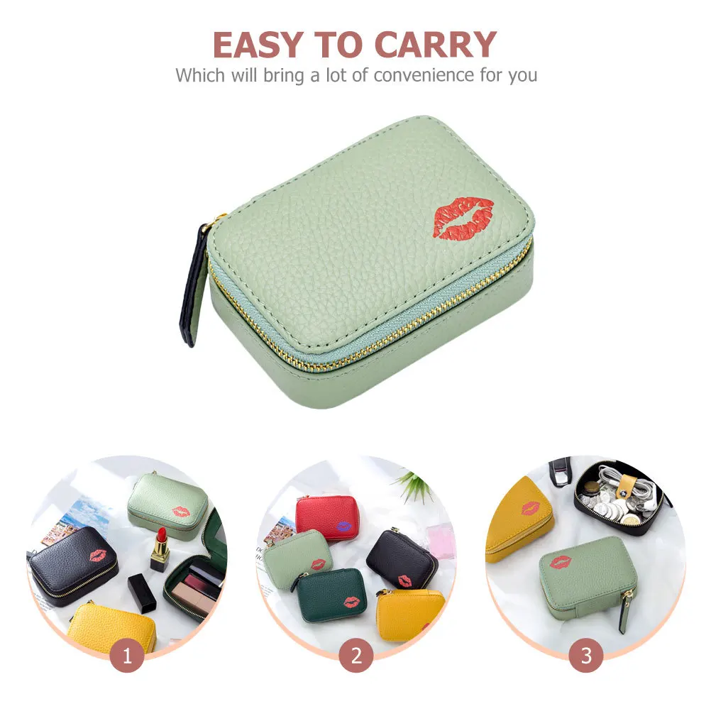 Small Lipstick Carrying Pouch Practical Makeup Bag for Travel Easy to Use and Carry Anywhere Small Lipstick Bag