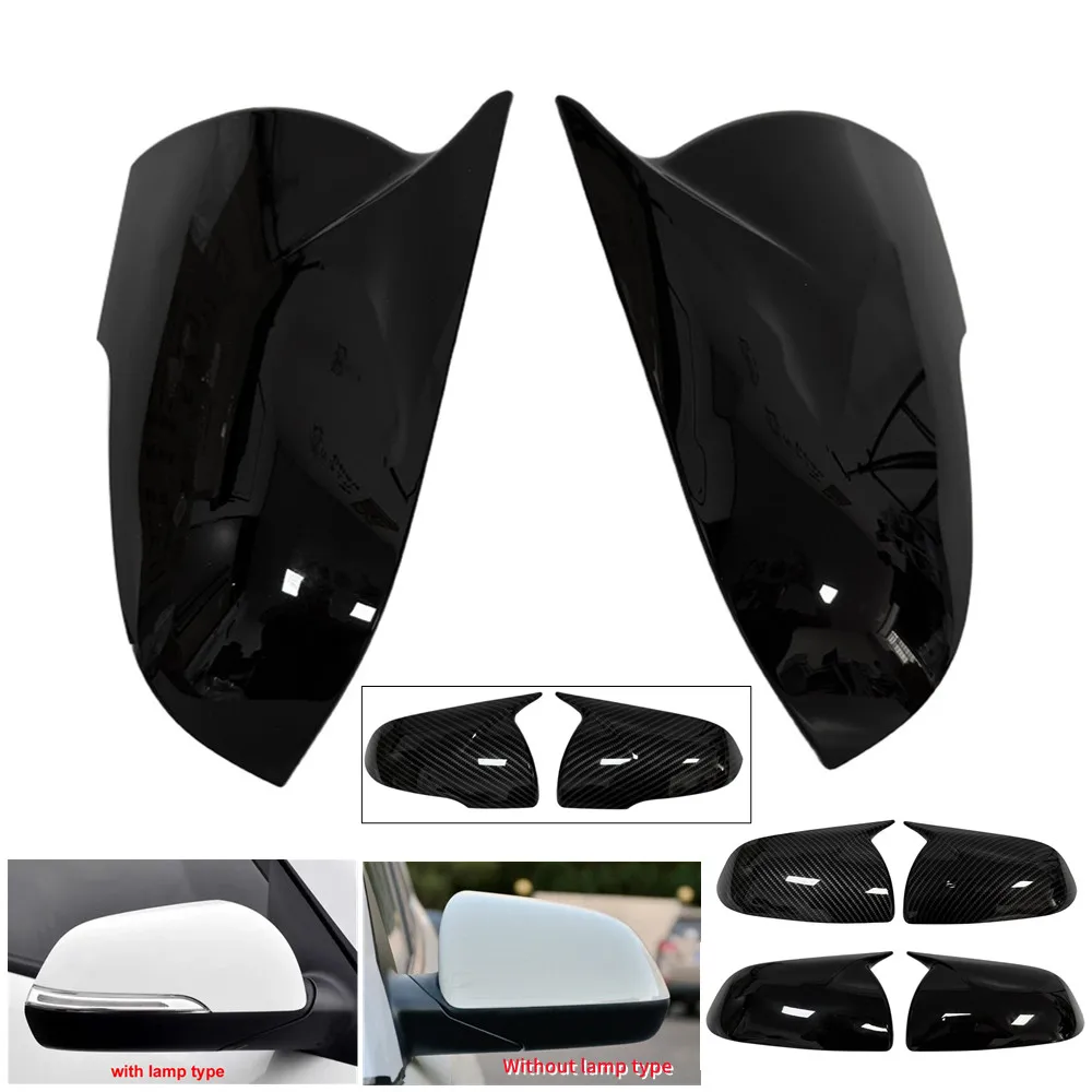 For Hyundai IX25 2015 2016 2017 2018 2019 Car Rearview Side Mirror Cover Wing Cap Door Exterior Housing Shell Adhesive Trim ABS