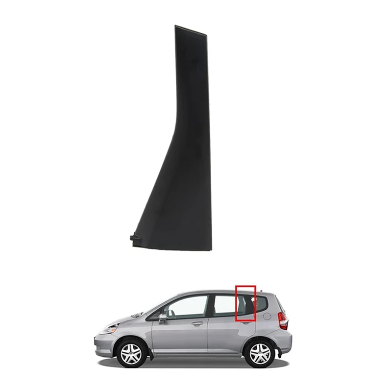 72761-SAG-H00 72721-SAG-H00 Cubierta de pilar C para ventana trasera izquierda Panel embellecedor de pilar exterior de puerta Auto para Honda Fit JAZZ GD1 GD3