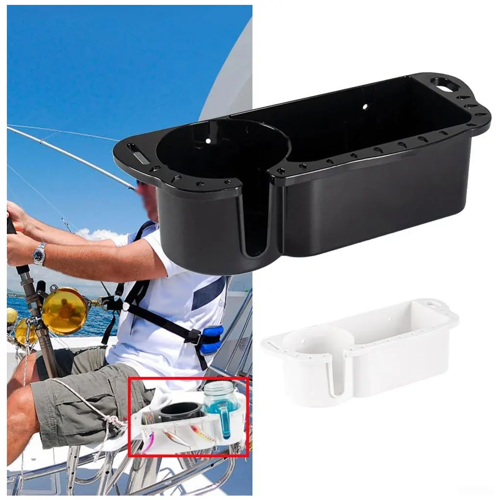 

Strong And Not Easy To Fall Off Storage Box Convenient Bin Storage Solution Boat Cup Holder black