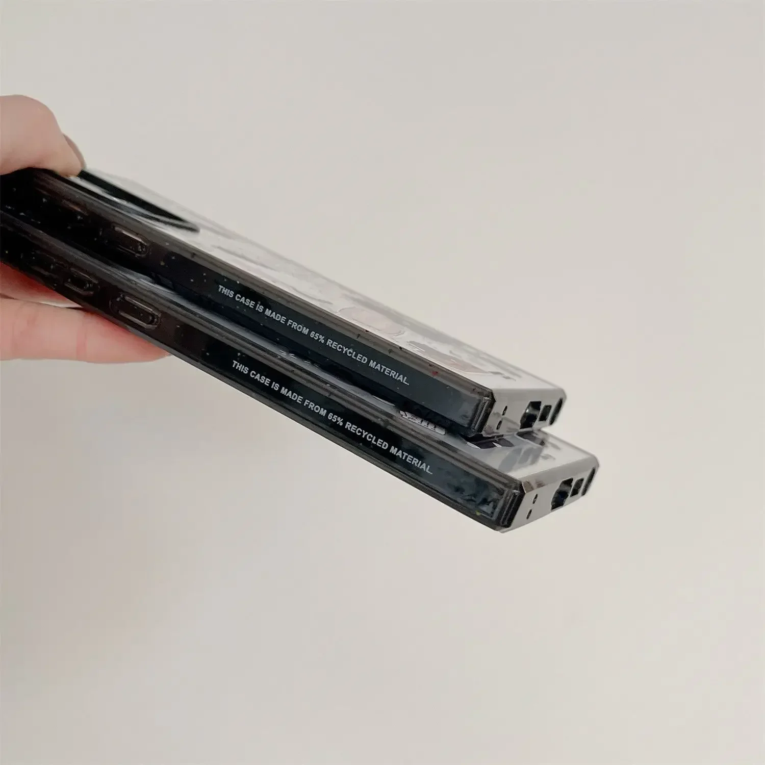 Black Cat Acrylic Black Border Case for Samsung Galaxy S22 S23 S24 Ultra S22+ S23+ S24 Plus Cover Protective Case