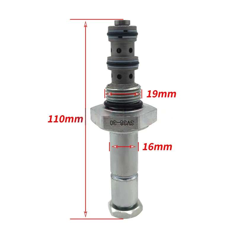 Bobina bobina elettrovalvola con blocco di sicurezza pilota SV38-30 per XG806/808/815/822/836F - Forniture idrauliche automobilistiche e industriali