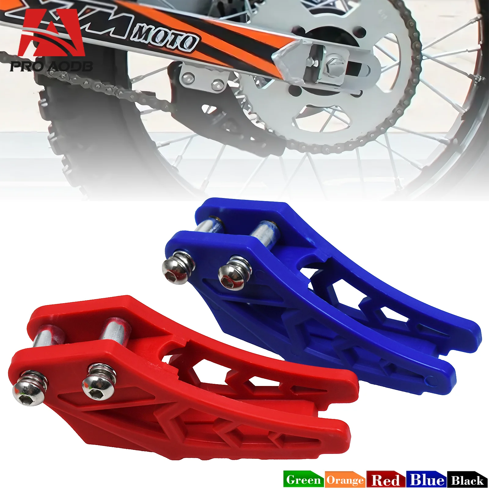 Motorcycle Chain Guide Guard Protector For IRBIS BSE KAYO SSR TTR XR CRF BBR KLX 50 70 90 110 125 140 150 160CC Dirt Pit Bike