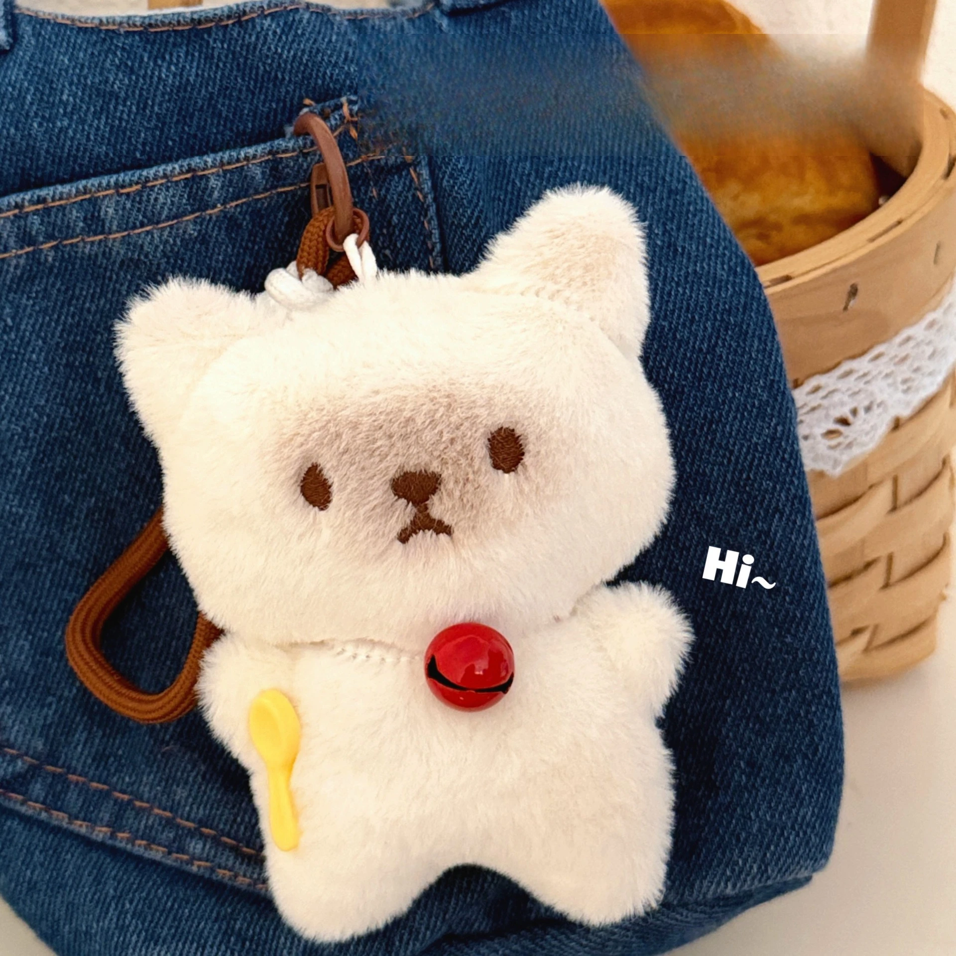 

1/2 Pcs Cute Little Animal Squeaking Pendant Backpack Keychain Decoration Pendant