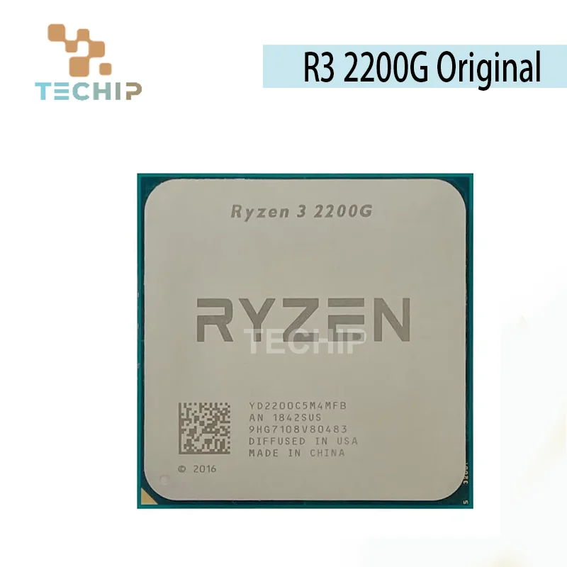 Ryzen 3 2200G R3 2200G 3.5 GHz Quad-Core Quad-Thread CPU Processor YD2200C5M4MFB Socket AM4