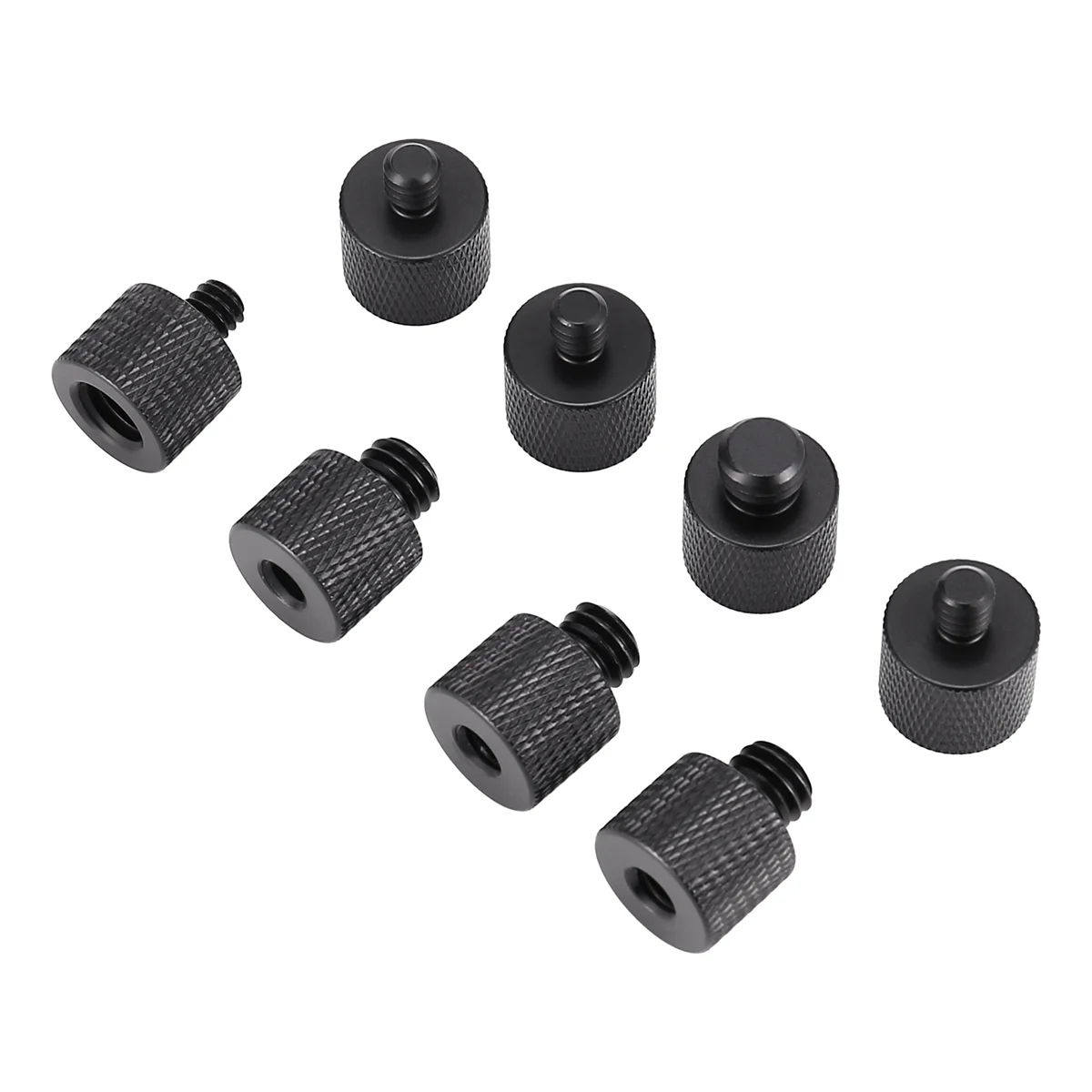 Effizientes 8-teiliges Mikrofon 1/4 Stecker auf 3/8 Buchse und 3/8 Stecker auf 1/4 Buchse
