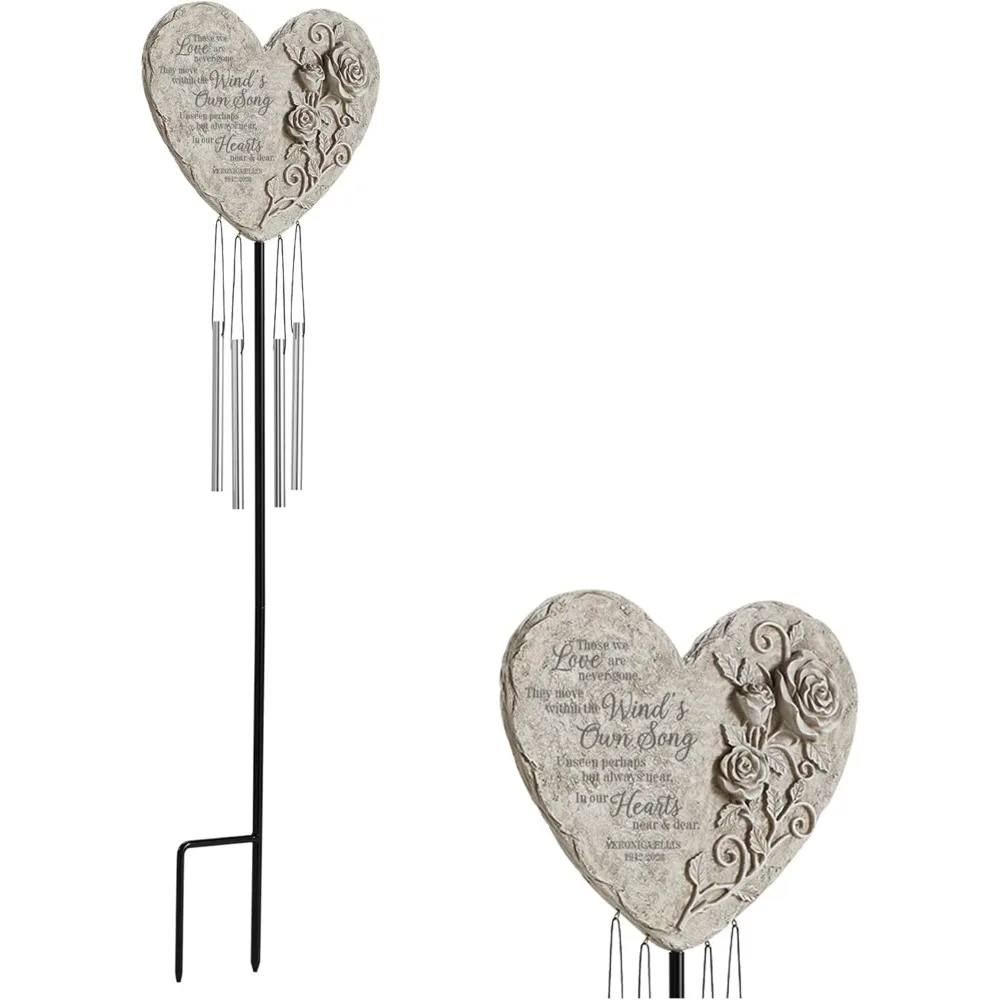 

Garden Wind Chime Personalized Windsong Sympathy - Memorial - 29.5" H Unique Personalization