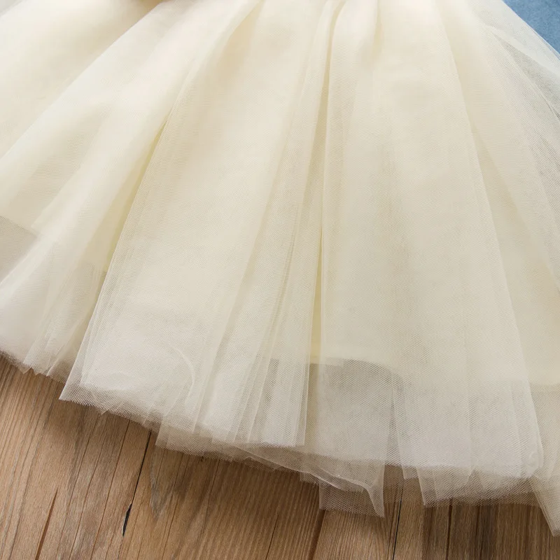 Baby Mädchen Langarm Tutu Mesh Kleider Frühling Kleinkind Polka Dot Bogen Party Prinzessin Junge Kinder Kleidung Einfache kinder Kostüm – Detail 8