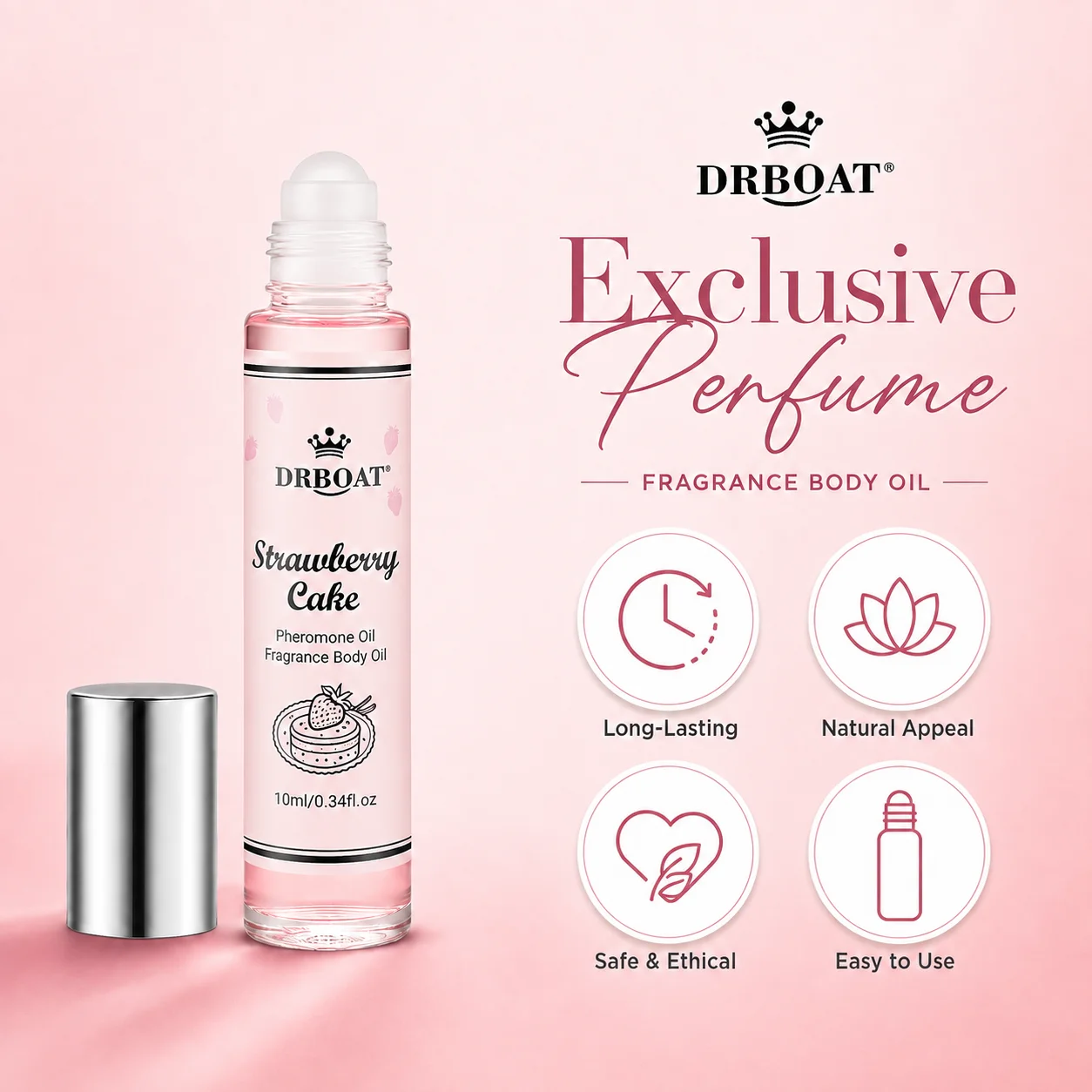 10ML Roll‑On Body Perfume Oil, - Perfume Fragrance Type review and price