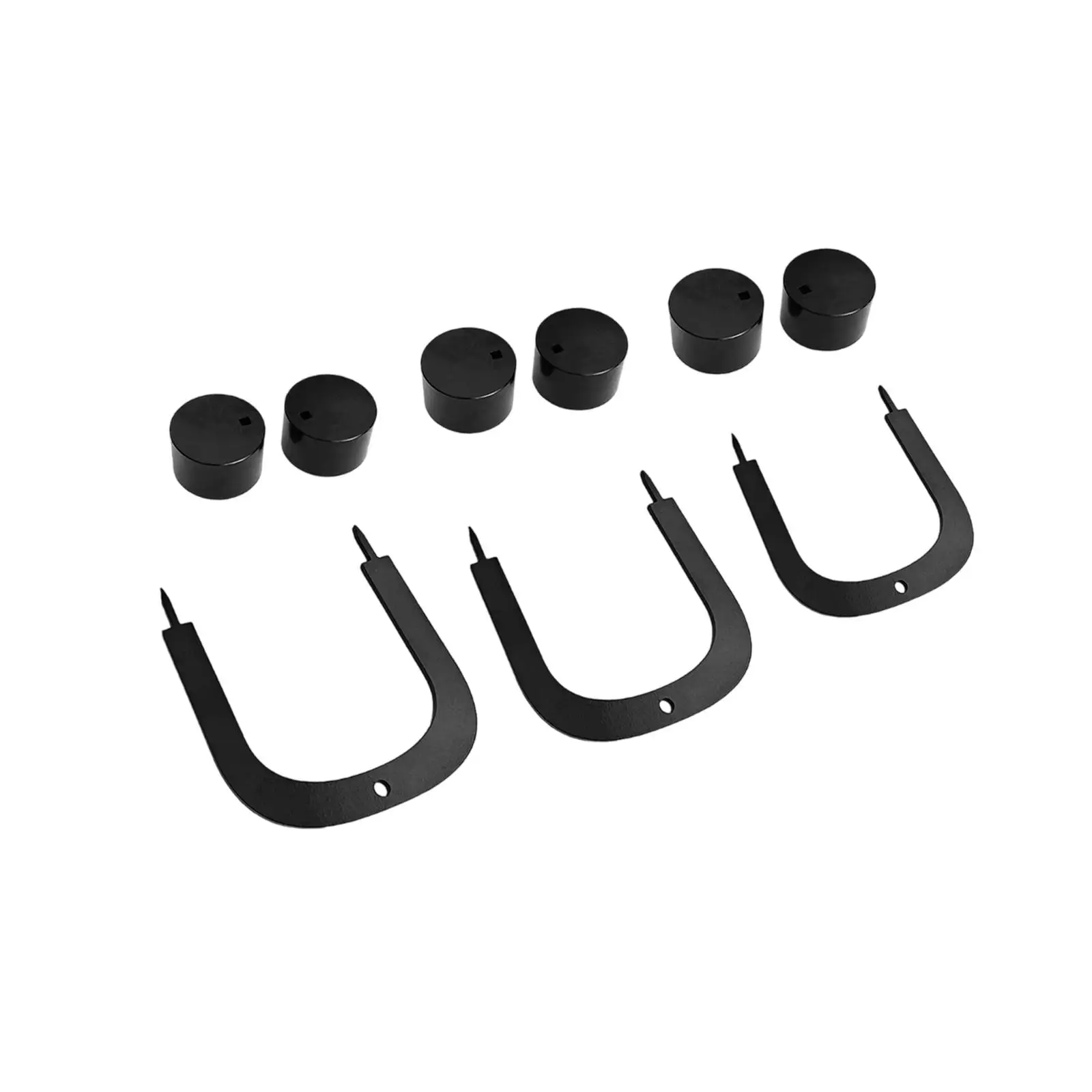 3 قطعة بوابات وضع الجولف لوازم الجولف الممارسة المعدنية لمكتب المنزل في الهواء الطلق 3 مجموعة قاعدة