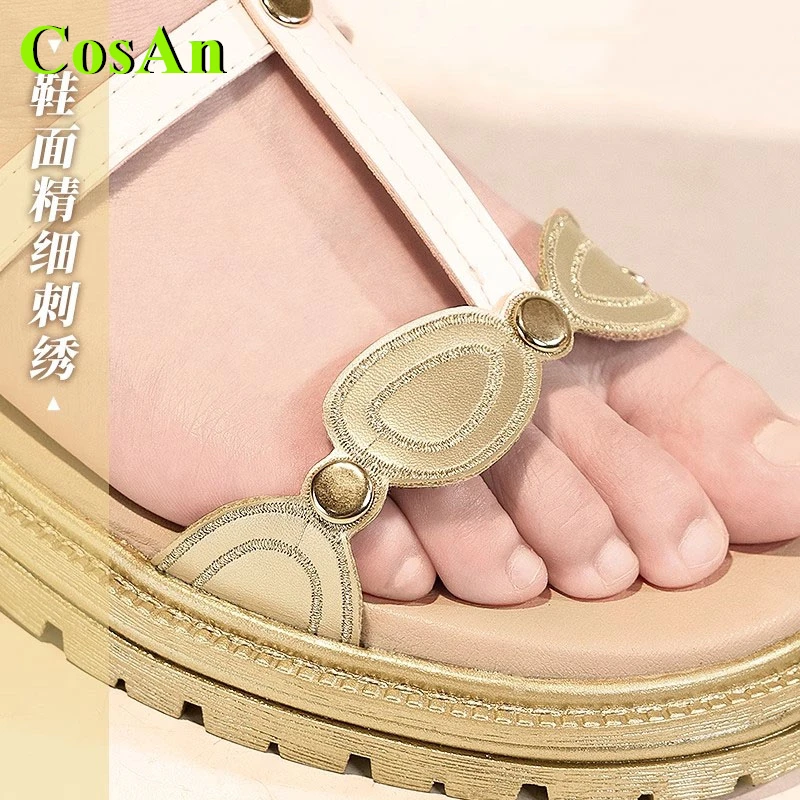

CosAn Honkai:Star Rail Cyrene Shoes Cosplay Flat Shoes Sandals Roman Combat Role Play Used Accessories Hot Game