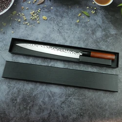 RZD Sashimi Sushi Fishing Fillet Knife Stainless Steel 9 INCH Boning Tools Japanese Style Wood Handle Cooking Slicer