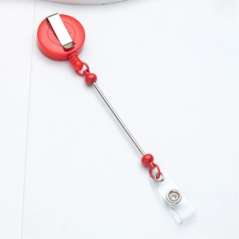 看護師、医師、学生向けのベルトクリップバッジリール付き格納式IDバッジホルダー