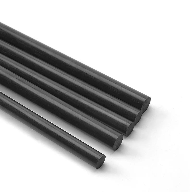 1000MM long carbon fiber round rod with various diameters, high strength and lightweight DIY composite parts suitable for model.