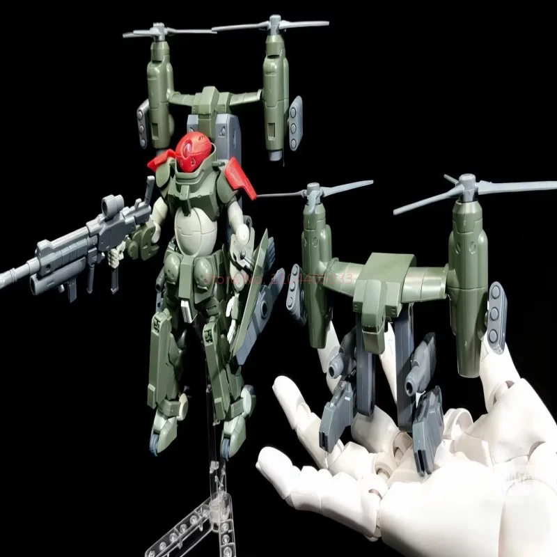 Em estoque jiuzhou 1/144 hg gg 001rb grmoire boina vermelha com kits de modelo de montagem de aeronaves anime figura de ação robô modelo brinquedos