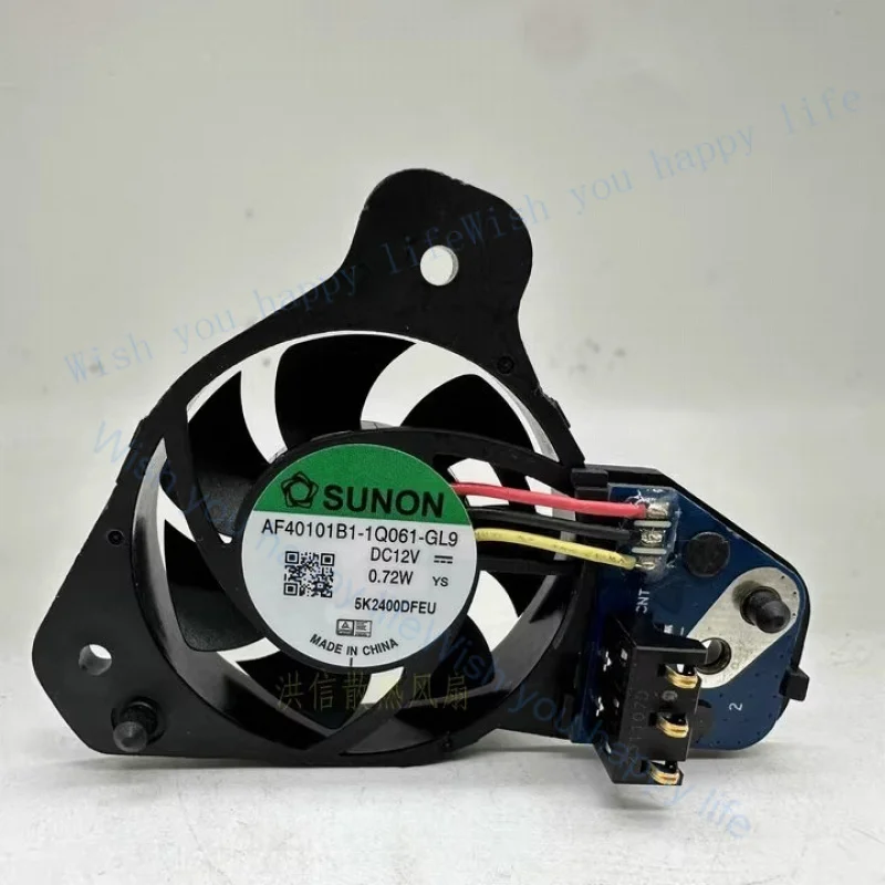 

V+ FOR SUNON AF40101B1-1Q061-GL9 DC12V 0.72W Silent Axial Cooling Fan