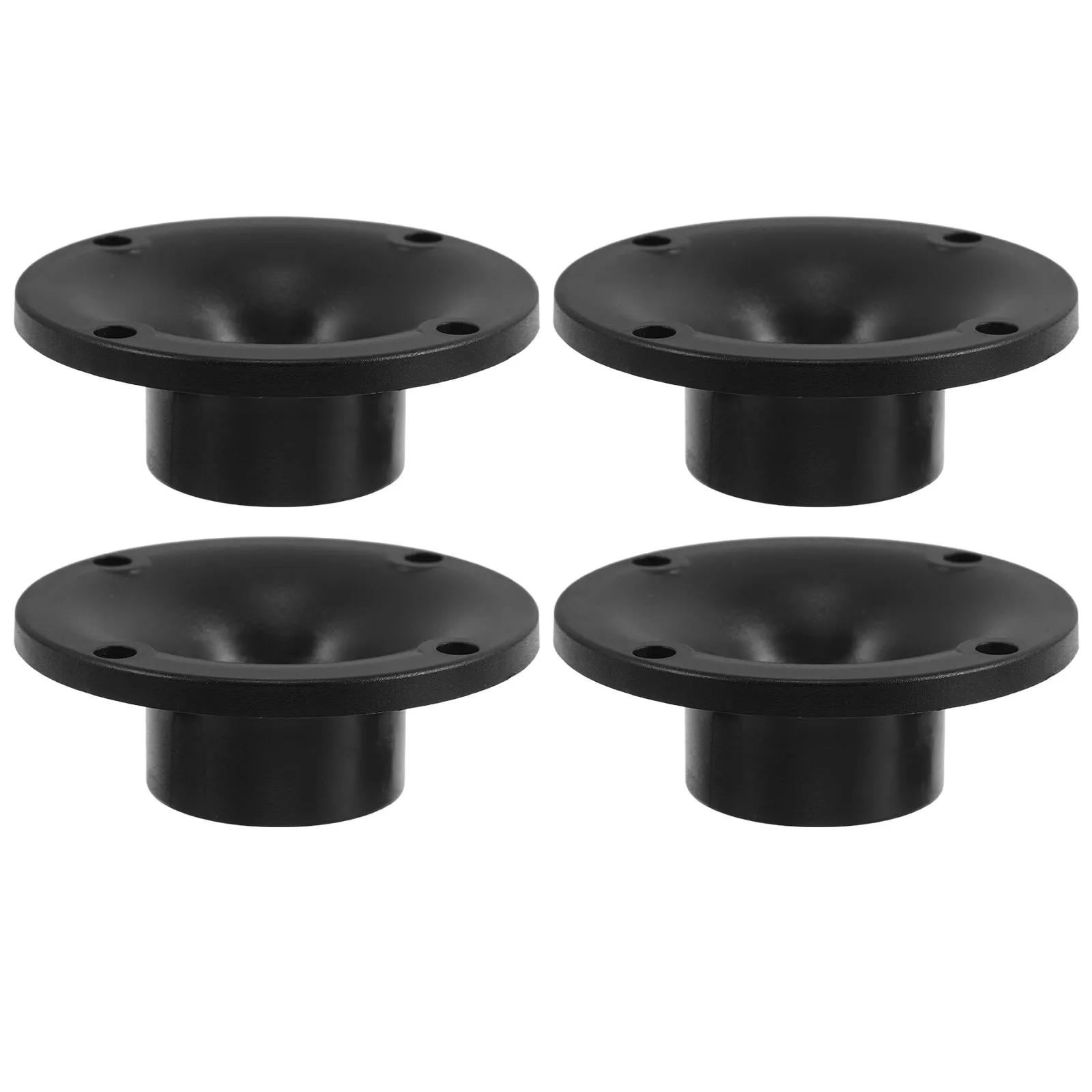 

4pcs 80mm Stage Speaker Horn Adapter Internal Thread Performance Car Loudspeaker Plastic High Clarity Sound Wide Compatibility