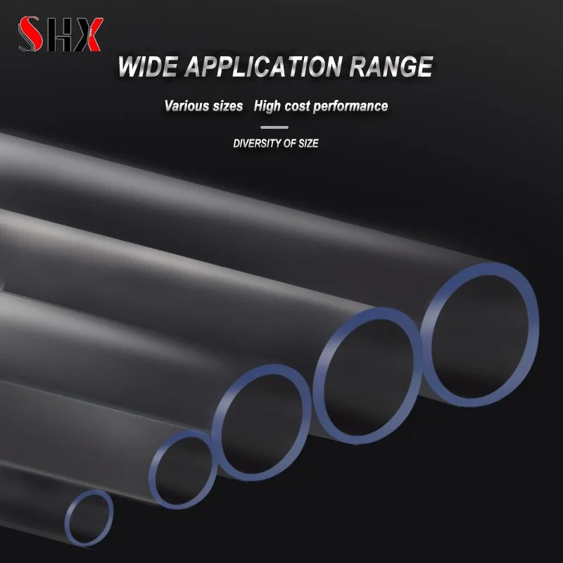 1m,2m,5m Water Pipe Flexible and Durable Rubber Hose for Aquarium Water Supply Hose for Submersible Pump in Fish Tank