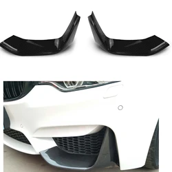 Cubierta de alerón lateral para parachoques delantero de coche, accesorio de fibra de carbono ABS para BMW F80, M3, F82, F83, M4, 2015-2020
