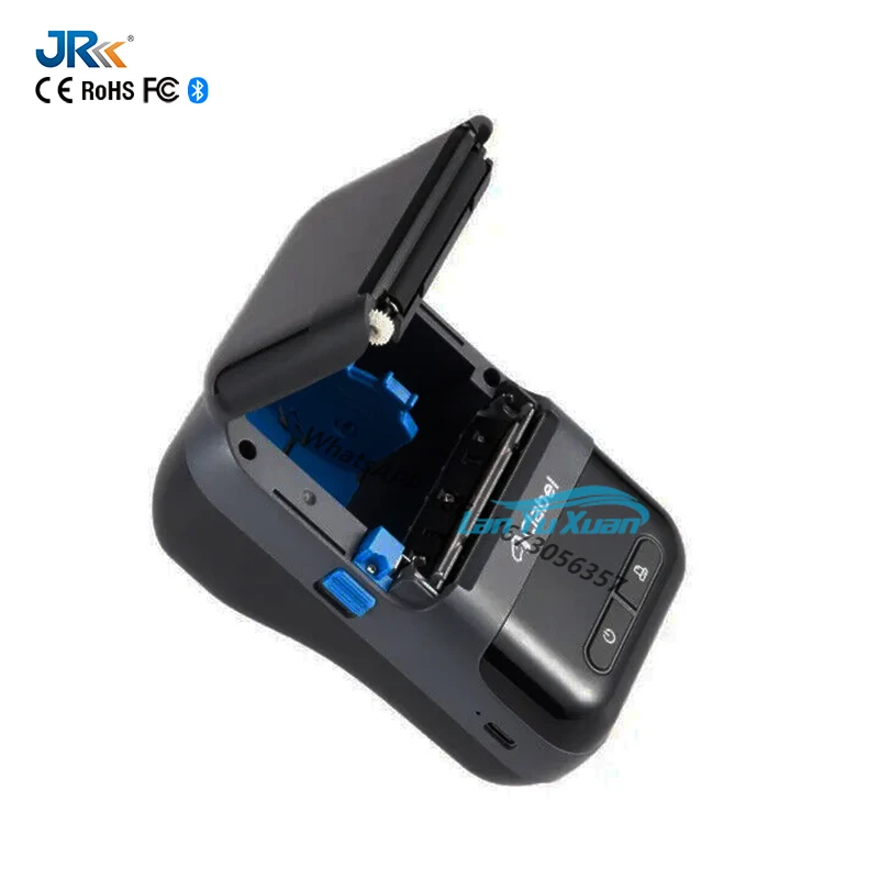 JR 220B Portable Barcode Printer, Mini Wireless Thermal Label Printer for Jewelry, Apparel, Barcode, Compatible with Android And