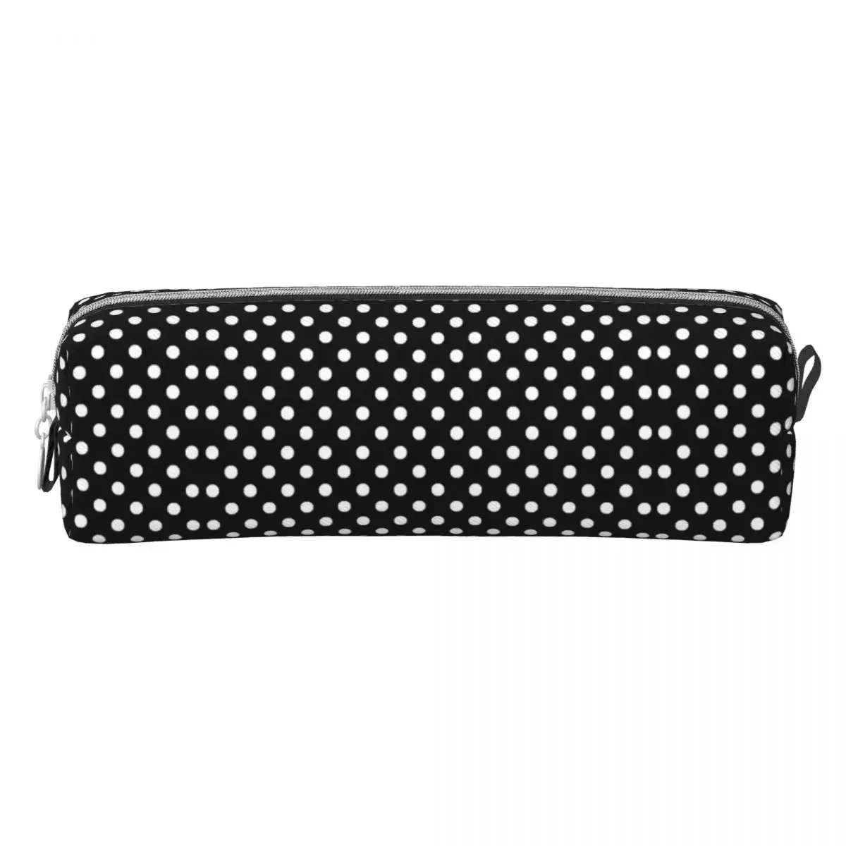 Cool Pencil Case Black White Polka Dot Pen Box Classic Spots Print School Pencil Cases Child Zipper Design School Stationery