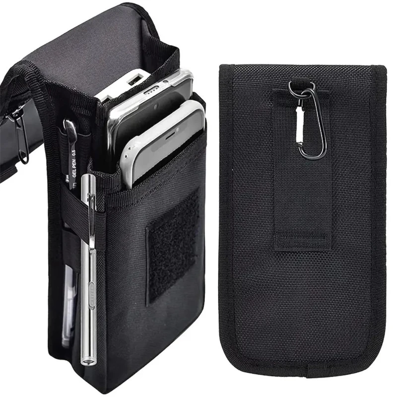 

Large Screen Mobile Phone Bag Casual Waist Bag Daily Coin Purse Multi-Purpose Phone Belt Pouch Tactical Molle Phone Pouch Carry