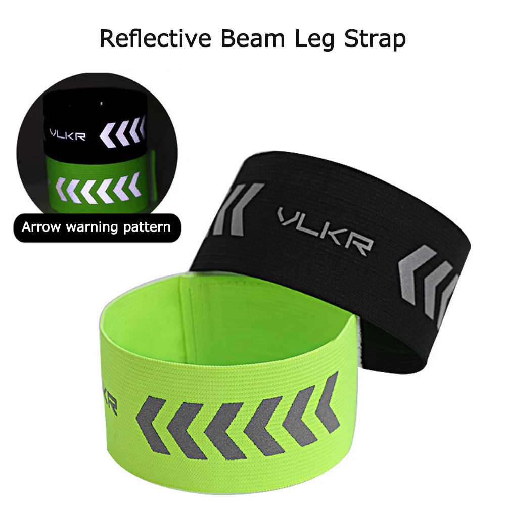 1-5PCS Reflect Straps Elastic Armband Wristband For Night Outdoor Sport Ankle Leg Straps Safety Reflector Tape Straps For Night