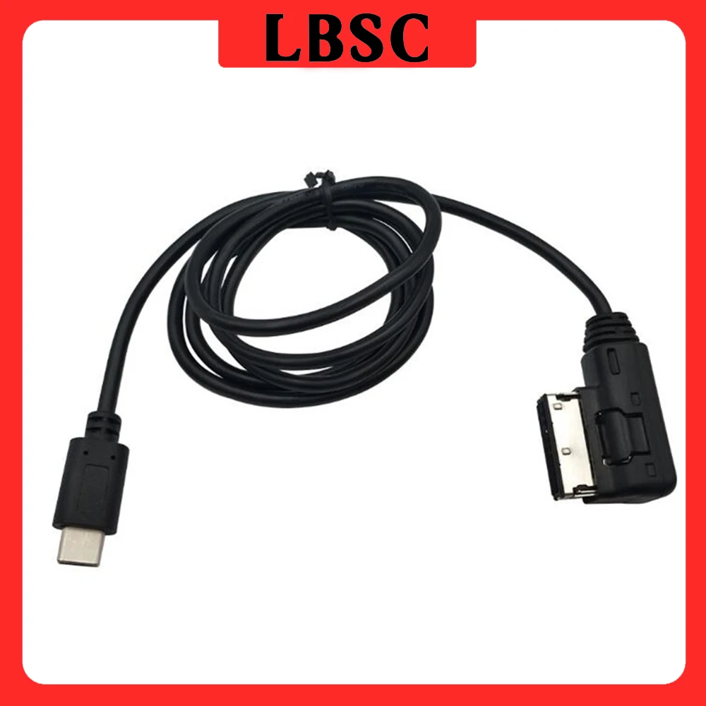 USB 3.1 Tipe C untuk Media Di AMI MDI Charger Kabel Cord untuk VW Audi Q5 Q7 Macbook