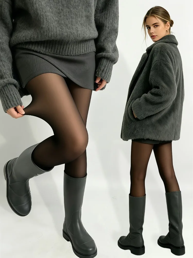 1PC Women's Thickened Thermal Leggings Autumn/winter Thickened Thermal Sheer-effect Tights/pants 2026 New