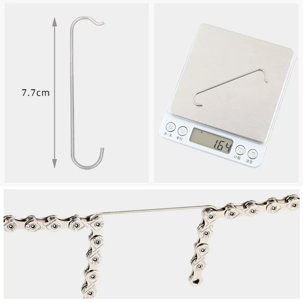 TOOPRE 304 Stainless Steel MTB Road Bike Chain Hooks Ultralight Bicycle Connecting Aid Tools High Quality Cycling Repair Tools