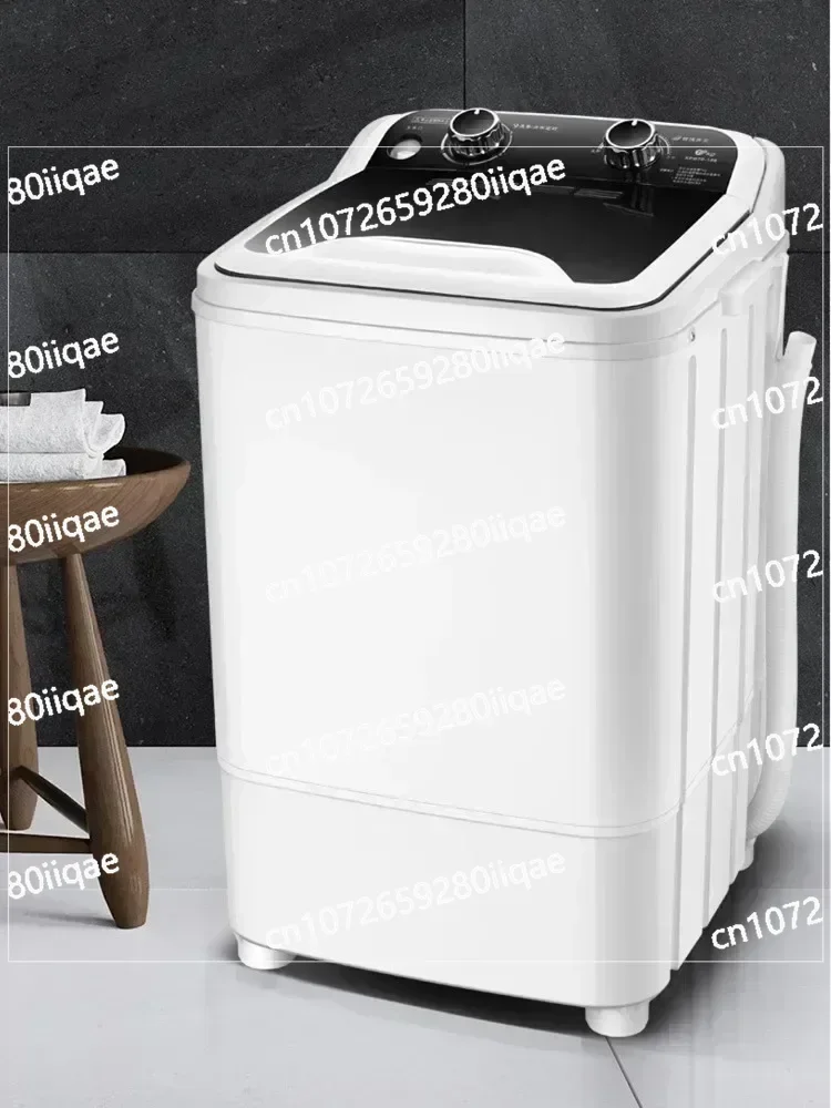 Washing Machine 7KG Single Barrel Semi-automatic Laundry Machine Compact Washing Machines UV Blue Light Clothes Washer